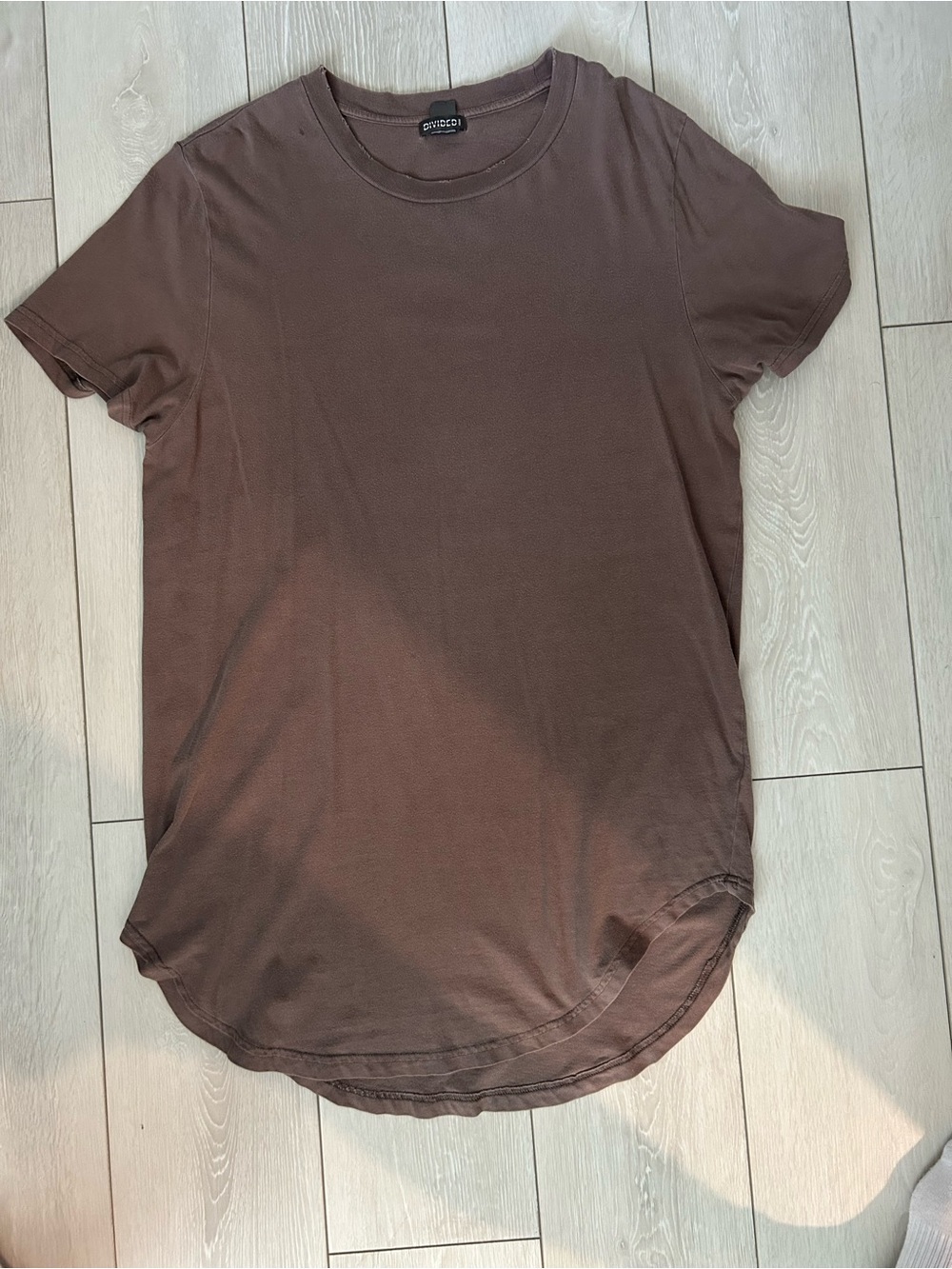 Divided Cocoa Brown Crewneck Tee